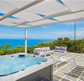 2 bedroom villa with jacuzzi & sea views, near Castellammare del Golfo, sleeps  4-5